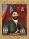 A PORTRAIT OF MUHAMMAD SHAH QAJAR BY MUHAMMAD HASAN AFSHAR, DATED 1251 AH/1835 AD