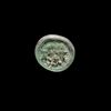 A FATIMID GLASS WEIGHT OF QUARTER DIRHAM, EGYPT AL-ZAHIR ( 412-427 AH/ 1021-1036 AD)