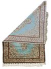A SIGNED SILK TURKISH HEREKE RUG, 1950