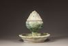 A CHINESE GREEN-GLAZED 'HILL' INCENSE BURNER, BOSHANLU, WESTERN HAN DYNASTY (206 BC-9 AD)
