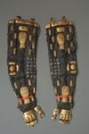A GOLD LACQUER JAPANESE SUIT OF ARMOUR (YOROI), LATE EDO PERIOD