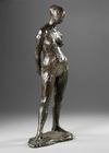 ERIK CLAUS (1936), STANDING FEMALE NUDE, BRONZE SCULPTURE