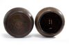A Chinese Qiangjin and Tianqi lacquer circular box and cover