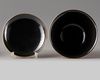 A Chinese imitation-cinnabar lacquer bowl and cover