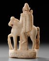 A ROMAN IMPERIAL STATUETTE OF THE GOD MAN ON HORSEBACK, CIRCA 2ND-3RD CENTURY A.D.