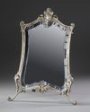 A SILVERED BRONZE PHOTO FRAME, NAPOLEON III PERIOD, LATE 19TH CENTURY
