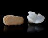 TWO CHINESE JADE CARVINGS, QING DYNASTY (1644-1911)