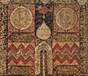 AN OTTOMAN METAL-THREAD CURTAIN OF THE HOLY KAABA DOOR (BURQA)