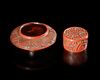 A RED LACQUER INK CONTAINER, CHINA, MING DYNASTY (1368-1644)