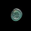 AN EARLY ISLAMIC GLASS WEIGHT OF HALF DIRHAM