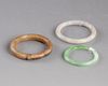 Three Chinese jade bangles