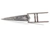 AN INDIAN SILVER PLATED (KATAR) DAGGER, 19TH CENTURY