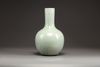 A Chinese celadon and crackle glazed vase