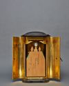 Black lacquered zushi-shrine