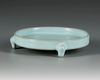 A CHINESE RU WARE THREE LEGGED WASHER, SONG DYNASTY (960-1279 AD)