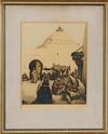 ISIDORE VAN MENS (NETHERLANDS 1890-1985), RABAT, MAROCCO, COLOUR ETCHING