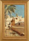 ORIENTAL SCENE WITH DUCKS