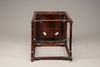 A small Chinese hongmu square stand