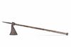 AN INDIAN HORSEMAN'S AXE (TABARZIN), 19TH CENTURY