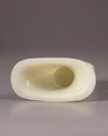 A CHINESE BOWENITE FLATTENED GU VASE, 19TH CENTURY