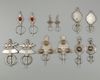 Six pair of silver fibula