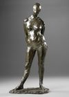 ERIK CLAUS (1936), STANDING FEMALE NUDE, BRONZE SCULPTURE