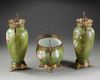 AN OPALINE SET, LATE 19TH CENTURY