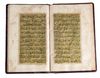 AN OTTOMAN QURAN MANUSCRIPT, TWO JUZʾ, 18TH CENTURY