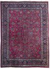 A LARGE SIGNED MESHED CARPET, NORTH-EAST PERSIA