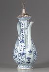 A Chinese blue and white ewer