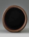 A Chinese bamboo brush pot, bitong