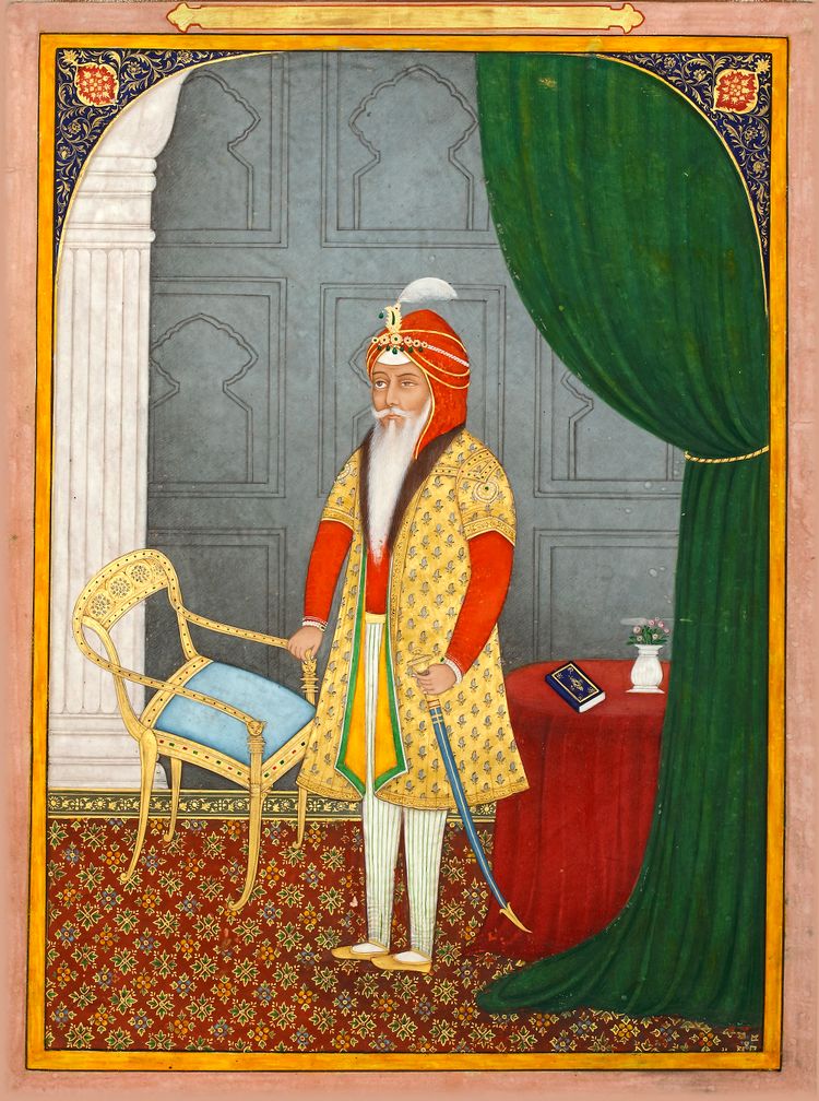 A PORTRAIT OF MAHARAJA RANJIT SINGH, PUNJAB PLAINS, NORTH INDIA, 19TH CENTURY
