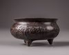 Two Chinese bronze censers