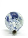 A Chinese blue and white double-gourd vase