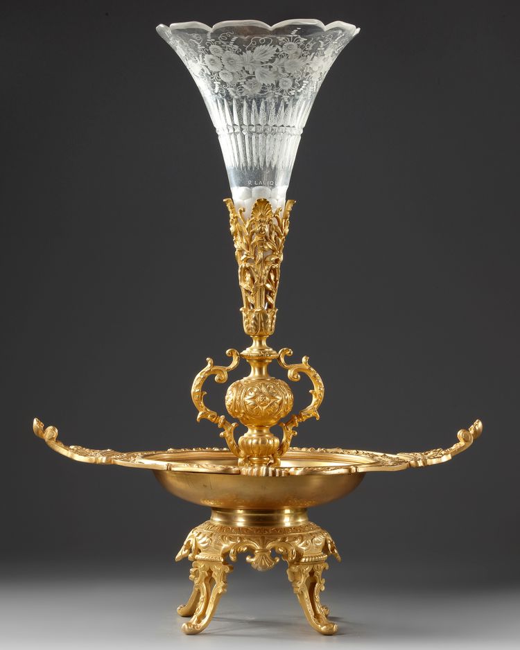 A SOLIFLORE CENTERPIECE,  LATE 19TH CENTURY