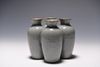 A CHINESE CRACKLE-GLAZED CONJOINED VASE, CHINA, 19TH-20TH CENTURY