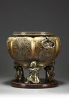 A Large Japanese Bronze Vessel