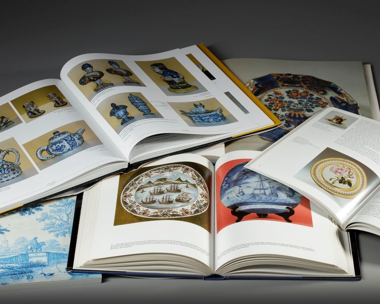 A COLLECTION OF FIVE BOOKS, DELFTWARE