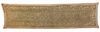 AN OTTOMAN CALLIGRAPHIC EMBROIDERED MIHRAB BAND, TURKEY, LATE 19TH CENTURY