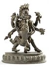 TIBET, FIGURE OF VAJRAPANI WITH SHAKTI.19TH CENTURY: