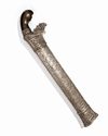 A SILVER INDONESIAN KRIS, 19TH CENTURY