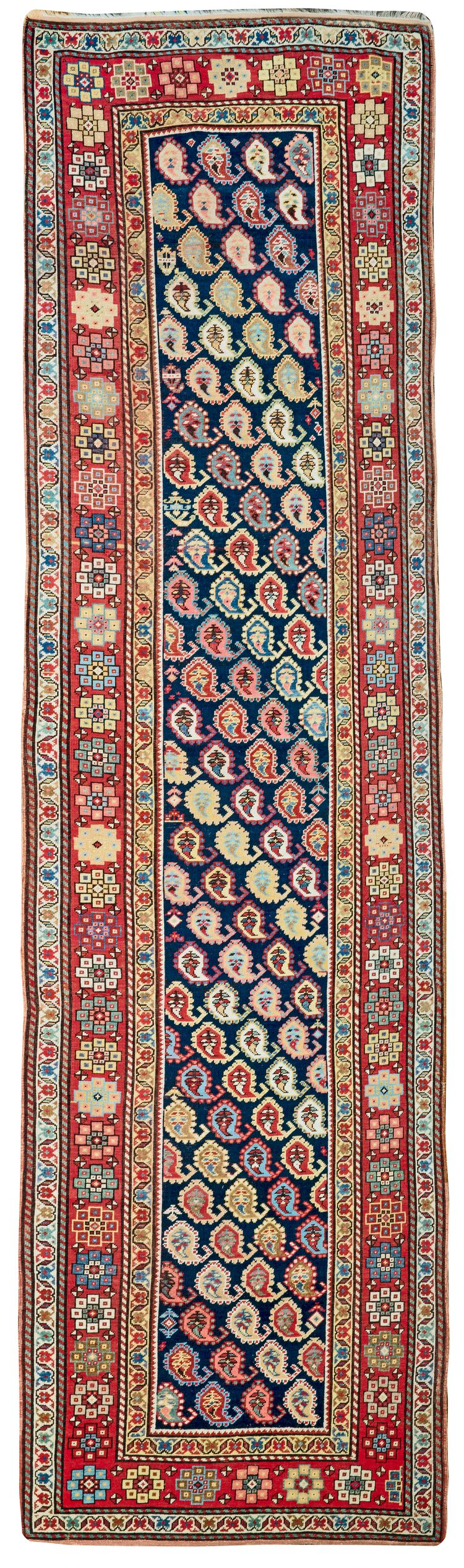 A CAUCASIAN KAZAK RUG, 19TH CENTURY