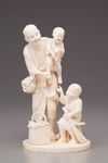 A Japanese ivory Okimono