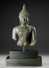 A SUKHOTHAI BRONZE BUDDHA (13TH–15TH CENTURY)