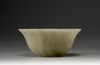 A celadon jade bowl