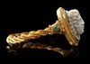 AN EXCEPTIONAL ROMAN GOLD BRACELET WITH A CAMEO MOUNTED ON THE CENTRAL MEDALLION, CIRCA 2ND-3RD CENTURY A.D.
