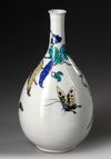 A JAPANESE KUTANI BOTTLE VASE, 18TH-19TH CENTURY