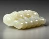 A CHINESE PALE CELADON JADE 'MONKEY AND BAMBOO' CARVING, 19TH-20TH CENTURY