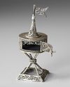 A SILVER OTTOMAN INCENSE BURNER, EARLY  20TH CENTURY