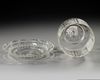 A FRENCH CRYSTAL SERVING DISH, EARLY 19TH CENTURY